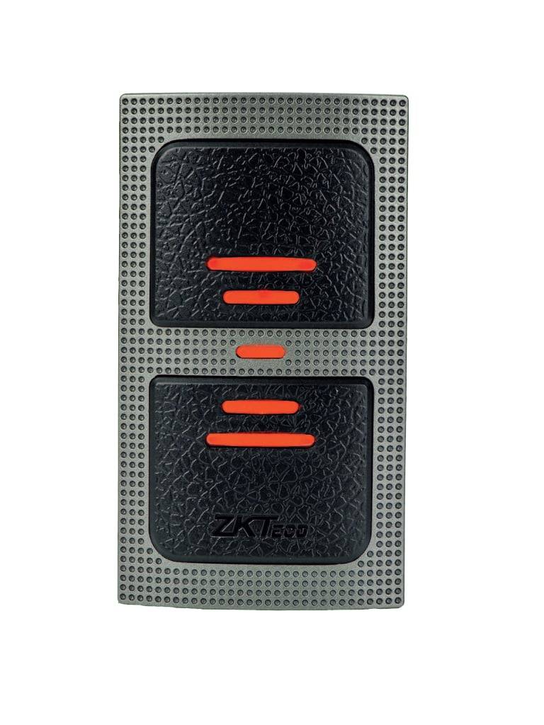 ZKTECO KR500 - Lector Esclavo de Tarjetas ID 125 Khz/ IP65/ Wiegand 26/ LED Indicador de Estado -
