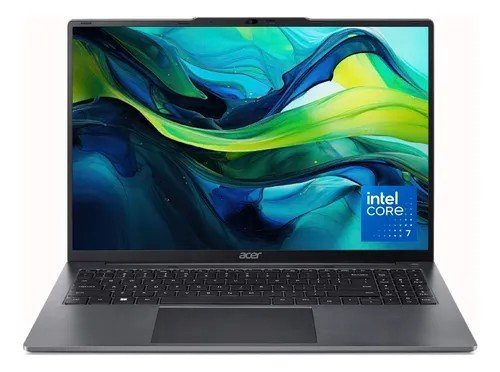 LAPTOP ACER ASPIRE LITE 16 AL16-54P-580M, CORE I5 1334U, 8 GB RAM, 512GB SSD, 16 PULGADAS WUXGA IPS, WINDOWS 11 HOME, GRIS ACERO, 1 AÑO DE GARNTIA Y SEGURO CONTRA ROBO