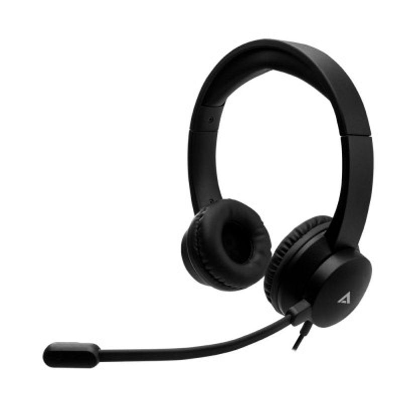 AUDIFONOS ACTECK DISCOVER HU430 / DIADEMA CON MICROFONO  / CONTROLADOR DE VOLUMEN / ALAMBRICO / USB / SONIDO ESTEREO / NEGRO/ AC-932233