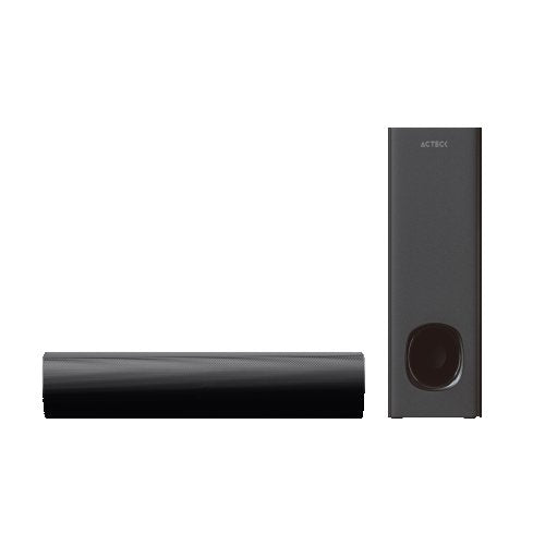 BARRA DE SONIDO ACTECK DYNAMIC TRIM BS465 / SUBWOOFER ALAMBRICO / BLUETOOTH / HDMI / PTICO / 60W / ALIMENTACIN 110V / NEGRO / AC-935234