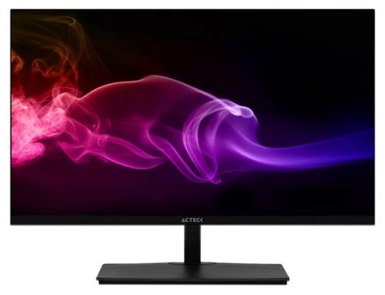 MONITOR ACTECK CAPTIVE BRITE CB215 / 21.5 PUL / PLANO /  HD / 75 HZ / 5 MS / VGA  - HDMI - DC - AUDIO OUT 3.5 / 5 BOTONES / GARANTIA DE 3 AÑOS / NEGRO / AC-939393