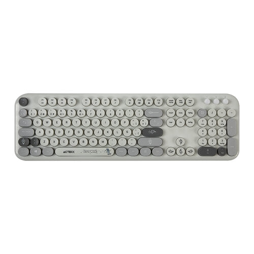 KIT ACTECK CREATOR CHIC K-COLORS MK485 / INALAMBRICO / MULTIMEDIA / DONGLE 2.4 / ESP / 105 TECLAS / OPTICO / 1600 DPI AJUSTABLE / 4 BOTONES + SCROLL / WIN + MAC / GRIS / AC-940184