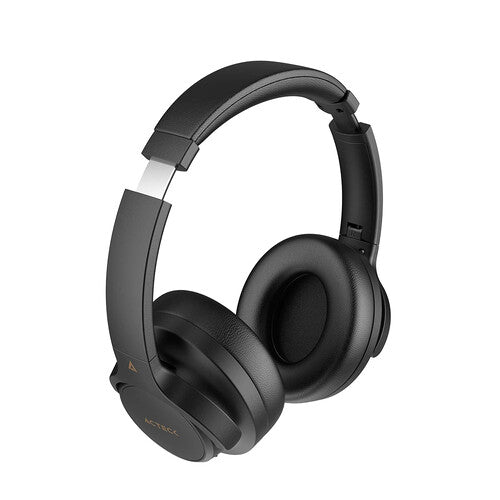 AUDIFONOS ACTECK HYPE EPIC HP750 / DIADEMA / INALAMBRICOS / DUAL BT - AUX 3.5 MM / BATERIA 75 HRS / MICROFONO OMNIDIRECCIONAL / CANCELACION DE RUIDO / BOCINAS 40 MM 20 HZ A 20 KHZ / NEGRO / AC-940856