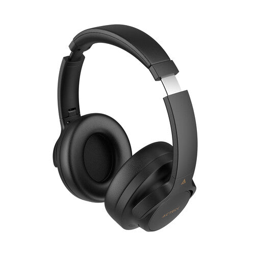 AUDIFONOS ACTECK HYPE EPIC HP750 / DIADEMA / INALAMBRICOS / DUAL BT - AUX 3.5 MM / BATERIA 75 HRS / MICROFONO OMNIDIRECCIONAL / CANCELACION DE RUIDO / BOCINAS 40 MM 20 HZ A 20 KHZ / NEGRO / AC-940856