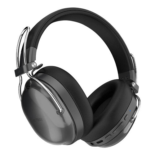 AUDIFONOS ACTECK LUXE PURE HP730 / DIADEMA / INALAMBRICOS BT 5.4 / BATERIA 75 HRS / 20 HZ A 20 KHZ / CANCELACION ACTIVA DE RUIDO / MICROFONO OMNIDIRECCIONAL / MEMORY FOAM / NEGRO / AC-940870