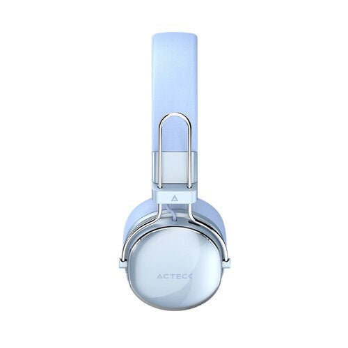 AUDIFONOS ACTECK LUXE PURE HP730 / DIADEMA / INALAMBRICOS BT 5.4 / BATERIA 75 HRS / 20 HZ A 20 KHZ / CANCELACION ACTIVA DE RUIDO / MICROFONO OMNIDIRECCIONAL / MEMORY FOAM / BLANCO / AC-940887