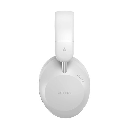 AUDIFONOS ACTECK TRITON PRO HP636 / DIADEMA / INALAMBRICOS / BT 5.4 - AUX 3.5 MM / MICROFONO OMNIDIRECCIONAL / BATERIA 30 HRS / CANCELACION DE RUIDO / ULTRALIGEROS / 20 HZ-20 KHZ / BLANCO / AC-940931