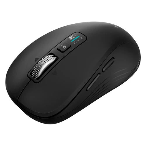 MOUSE ACTECK VIRTUOS PRO AIR MI766 / INALAMBRICO DUAL / ERGONOMICO / RECARGABLE / WIN, MAC, ANDROID / BLUETOOTH / OPTICO / 9 BOTONES + SCROLL / 3200 DPI AJUSTABLE / NEGRO / AC-943451