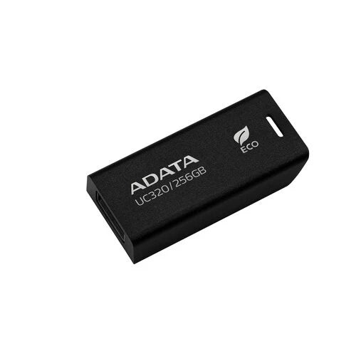 MEMORIA ADATA UC320 256GB CON CONECTOR DESLIZANTE SIN TAPA COLOR NEGRO (UC320-256G-RBK/BK)