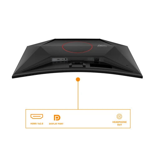 MONITOR AOC GAMER CURVO 32 / C32G42ZE / PANEL VA / 240 HZ / T.R. 4 MS GTG / 0.3 MS MPRT / ADAPTIVE SYNC  / HDMI / VGA / DP / ASPECTO 16:9 / RESOLUCION 1920 X 1080 / BRILLO 300 CD/M2 / VESA