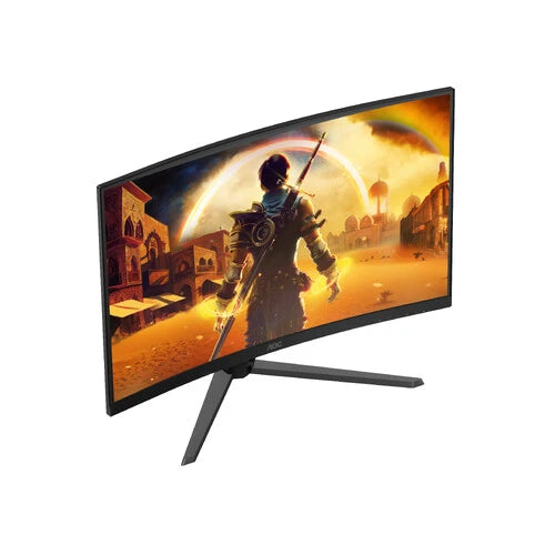 MONITOR AOC GAMER CURVO 32 / C32G42ZE / PANEL VA / 240 HZ / T.R. 4 MS GTG / 0.3 MS MPRT / ADAPTIVE SYNC  / HDMI / VGA / DP / ASPECTO 16:9 / RESOLUCION 1920 X 1080 / BRILLO 300 CD/M2 / VESA