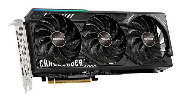 TARJETA DE VIDEO ASROCK AMD RADEON RX 9070 XT CHALLENGER/16GB GDDR6/PCIE 5.0 X 16/128 BITS/BOOST CLOCK 2970 MHZ/TRIPLE FAN CON INDICADOR LED/1 HDMI 2.1/2 DISPLAYPORT 2.1/RESOLUCION MAX 8K