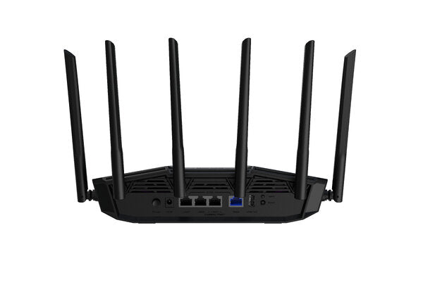 ROUTER ASUS TUF-BE6500 /688-5764MBPS /2.4 Y 5GHZ /1X WAN /3X LAN /6X ANTENAS EXT /WIFI 7 /MU-MIMO /OFDMA /AIMESH /GAMING