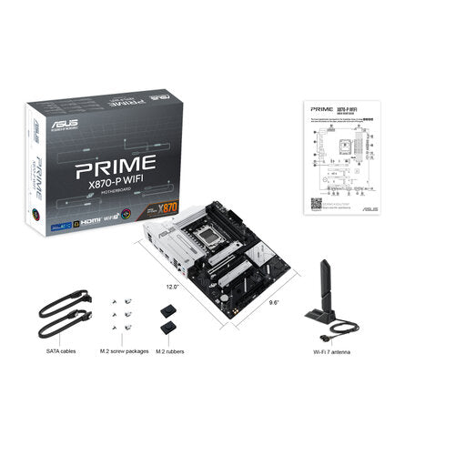 MB ASUS X870 AMD S-AM5 9A GEN/4X DDR5 5000/HDMI/4X M.2/9X USB3.2/USB-C/WIFI 7/BLUETOOTH/ATX/GAMA ALTA
