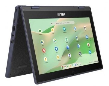 LAPTOP ASUS CHROMEBOOK CR1104FTA, INTEL N150, 8GB, 64G EMMC, 11.6 PULGADAS HD TOUCH SCREEN, CHROME OS, COLOR MINERAL GREY, GRADO MILITAR, 1 AÑO DE GARANTIA