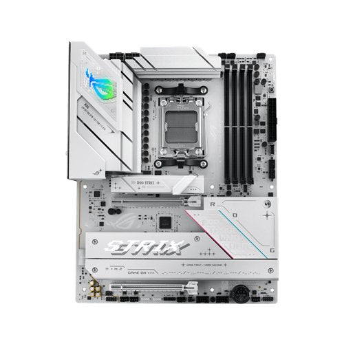 MB ASUS B850 AMD S-AM5 9A GEN /4X DDR5 8000 /HDMI /DP /6X USB 3.2 /WIFI 7 /BLUETOOTH /ATX /GAMA ALTA /GAMER /RGB /WHITE