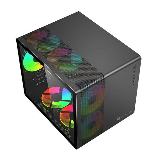 GABINETE BALAM RUSH TANK / MICRO ATX, ITX,ATX / METAL / NEGRO / BR-936033