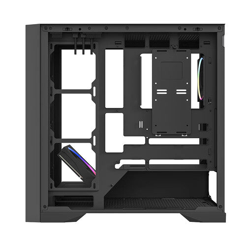GABINETE GAMER BALAM RUSH CARBONO POLAR TWIN MATE 9900 / MEDIA TORRE / ATX - M-ATX - ITX / VENTILADORES INCLUIDOS / ILUMINACION ARGB / SOPORTE PARA ENFRIAMIENTO LIQUIDO Y AIRE / NEGRO / BR-941457