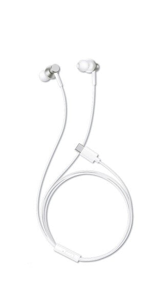 AUDIFONOS ALAMBRICOS TIPO C BASEUS, CZ11, COLOR BLANCO