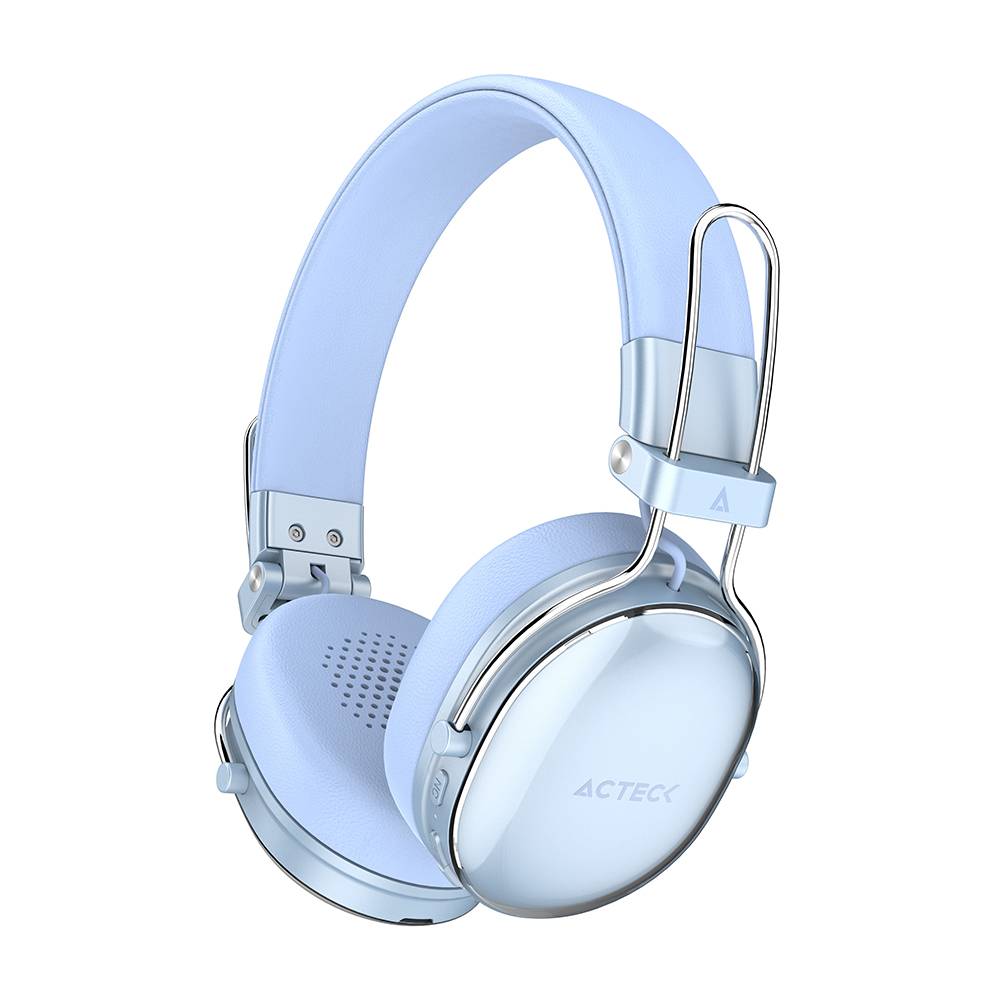 Audífonos Inalámbricos Bluetooth Luxe Chic HP710 Acteck Elite Series Duración de batería hasta 30h - Color Azul. AC-940917