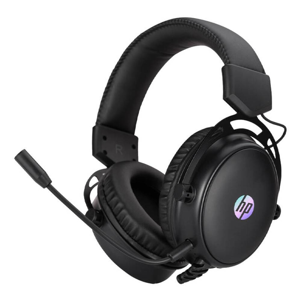 AUDIFONOS GAMING HP CON MICROFONO EXTERNO ALAMBRICO  1 X JACK 3.5MM  CONTROL DE VOLUMEN-MUTE  DHE-8005 -