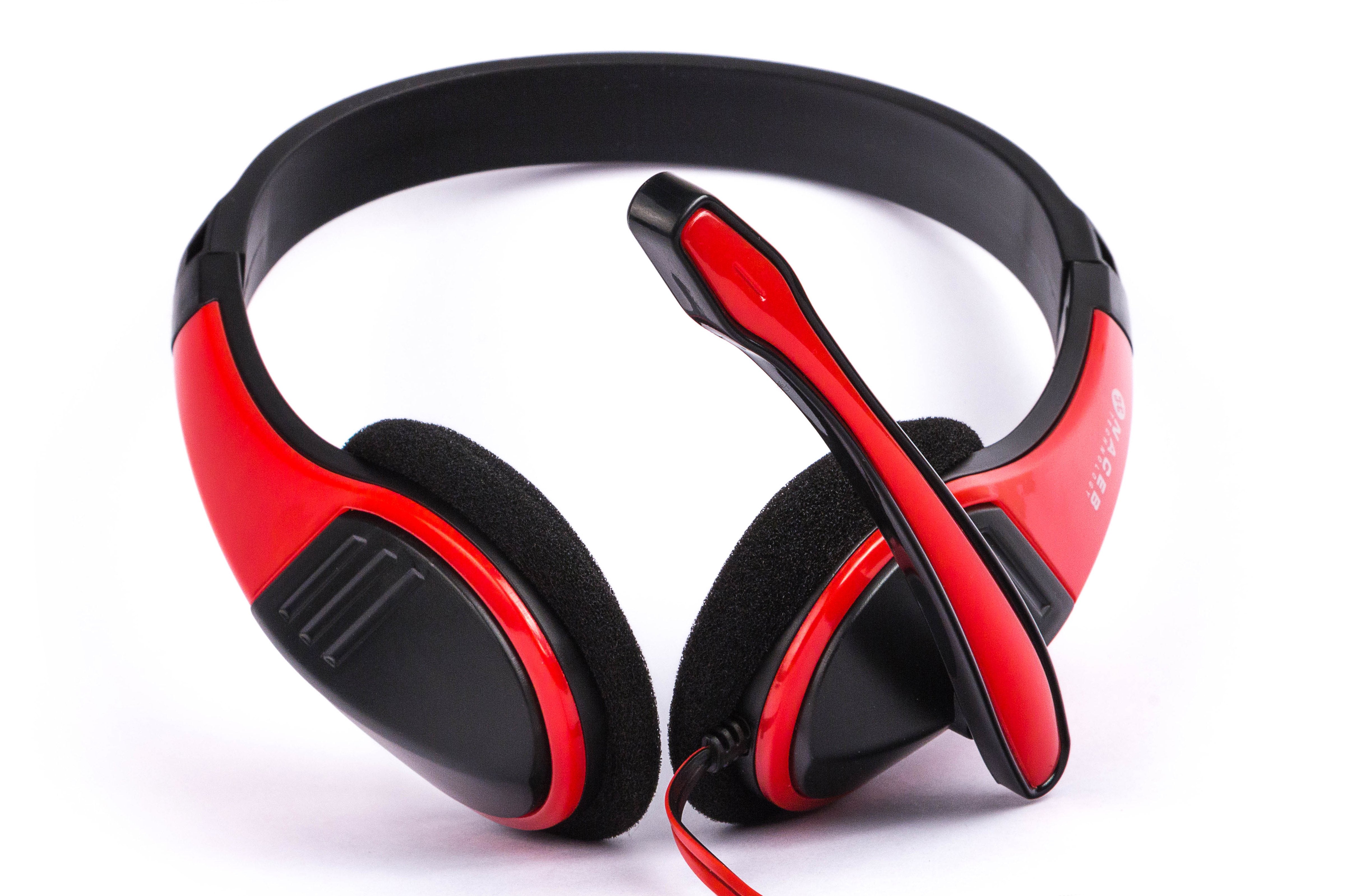 Audífonos Naceb Technology NA-589R - Negro, 3, 5 mm