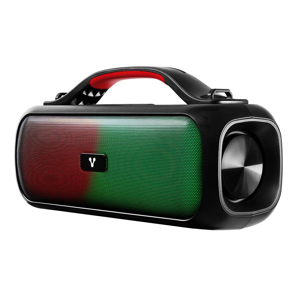 BOCINA VORAGO BSP-440 BLUETOOTH / USB / LUZ FRONTAL RGB / TWS / 20W RMS CON HASTA 5 HRS AUTONOMIA / IPX5 -