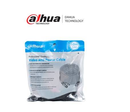 DAHUA DH-PFM942I-10-5 - Cable de 10 Metros Armado para Video y Energía/ Para Camaras Hasta 4k/ con Conectores BNC y de Energía -