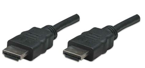 308441 Cable HDMI Macho a Macho - Blindado, 1080p Ancho de banda: 10.2 Gbps Negro, 7.5m