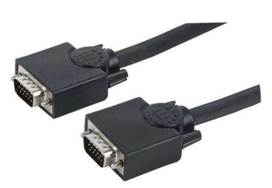 313629 Cable para monitor SVGA HD 15 macho a HD 15 macho - Negro, 15m.