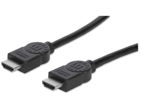 323246 Cable HDMI Macho a Macho - Blindado, Negro, 10 m; Con canal Ethernet, Canal de Audio de Retorno, Vídeo en 3D y Color Profundo.