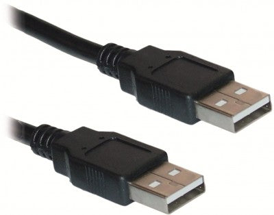 Cable USB tipo A-A BROBOTIX - USB A, 1, 8 m, Negro