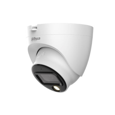 DAHUA HAC-HDW1239TLQN-A-LED - Camara Domo de 2 Megap/ Full Color/ Lente de 2.8 mm/ 107 Grados / 20 Metros de Iluminación/ Microfono Integrado/ IP67 -