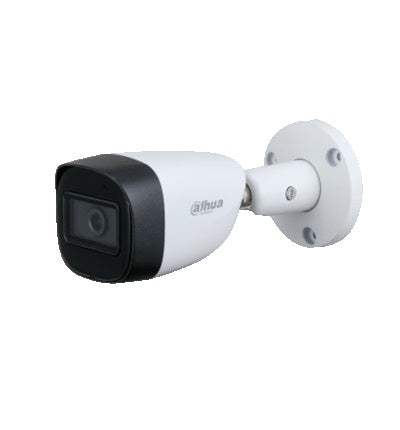 DAHUA HAC-HFW1200CMN-A- Camara Bullet 1080p/ Lente de 2.8 mm/ Microfono Integrado/ 101 Grados de Apertura/ Metalica/ IR de 30 Mts/ IP67 -