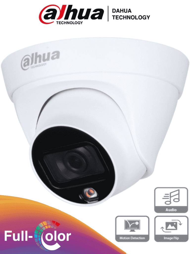 Cámara Domo IP Full Color 2mp IPC-HDW1239T1-A-LED-S5 -