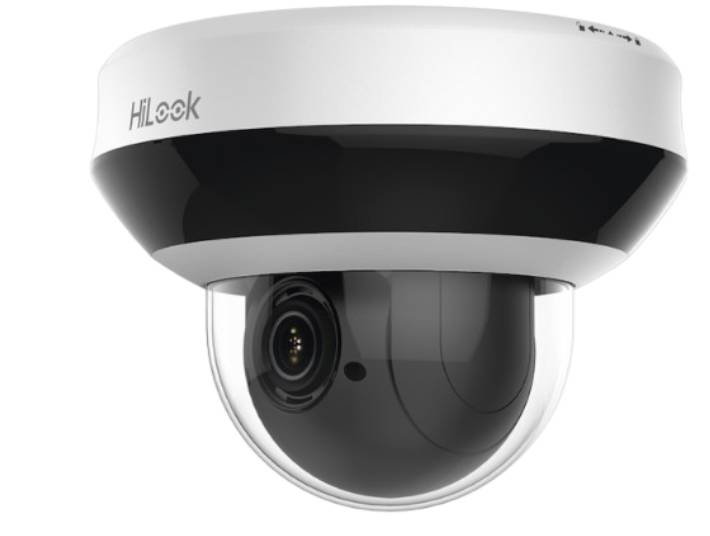 Mini Domo PTZ IP 2 Megapixel / 4X Zoom / H.265+ / 20 mts IR EXIR / WDR 120dB / PoE / IK10 / Exterior IP66 -