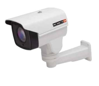 Camara bala PTZ AHD 2 MP - Lente 2.8-12mm (x4), IR hasta 50 mts, Rango panoramico 250°, Rango de inclinacion 65°, CoC, IP67