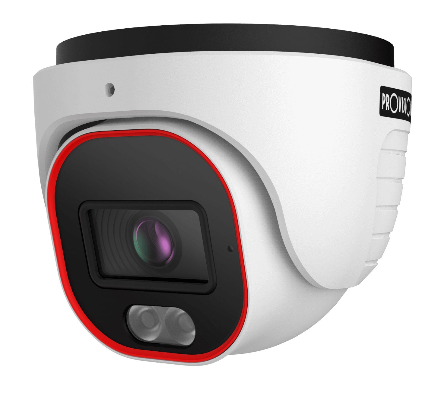 Cámara domo IP 4MP Full Color - Lente fijo 3, 6 mm (77, 9°), IR hasta 25 mts, Analitico basico DDA, microfono, WRD, SD(256GB), IP67