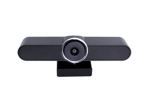 Cámara Web Focus 4K TechZone - conexión USB, bocina y micrófono integrado, enfoque automático, 1 año de garantía.