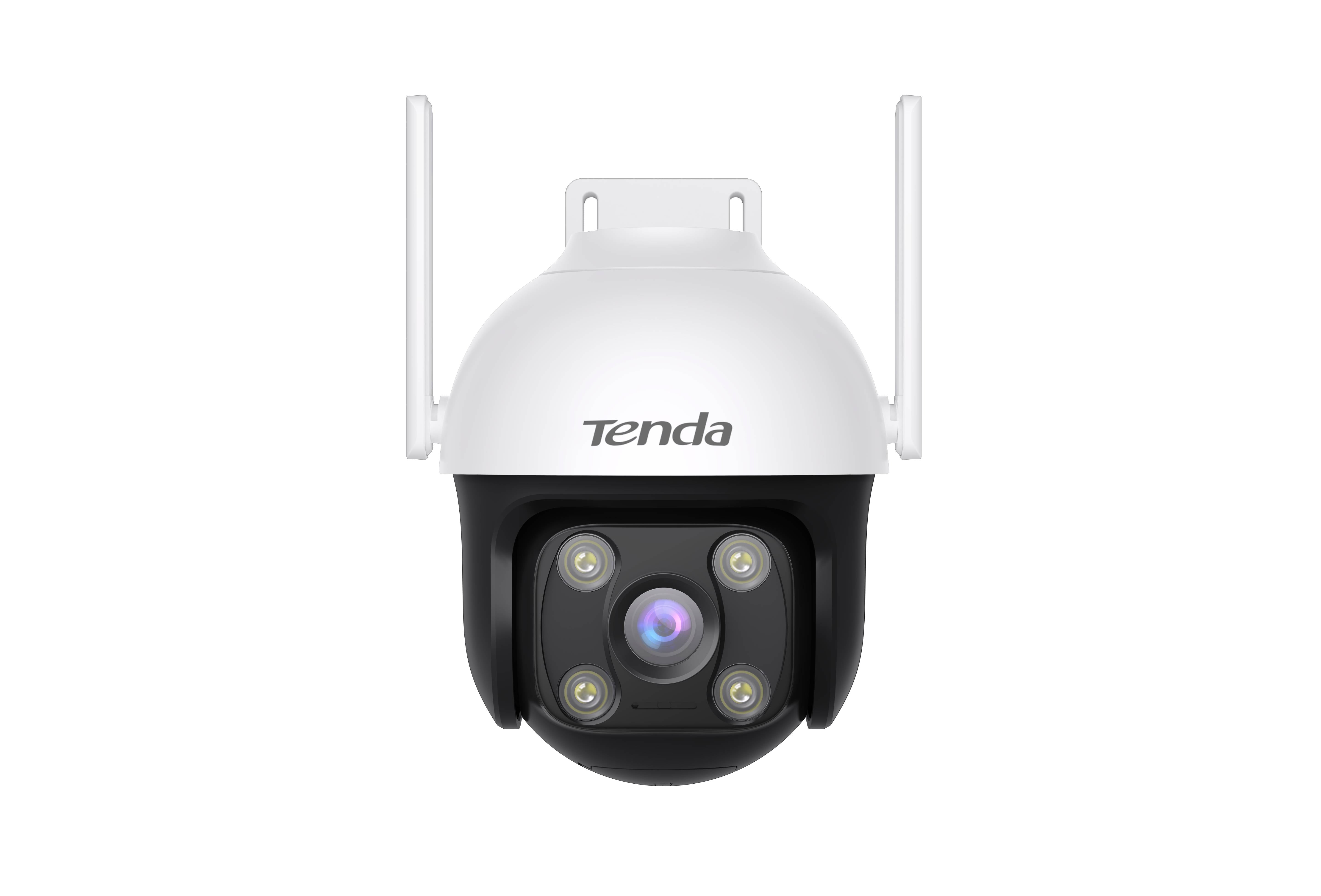 Cámara de vigilancia para exteriores de alto rendimiento TENDA CH7 - integra cobertura visual de 360°, visión nocturna a color y detección de personas.