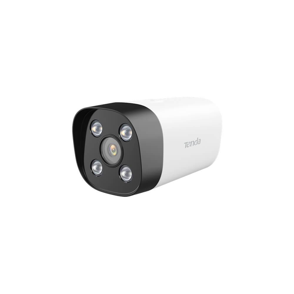 Camara formato bala con lente optico de 4MP (2560 * 1440) de alto rendimiento en interiores y exteriores - permite uso de NVR y monitoreo mediante app