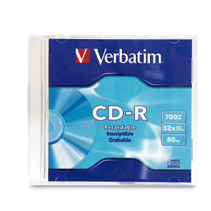 Disco CD-R VERBATIM - CD-R, 700 MB, 52x, 80 min, 1 pieza