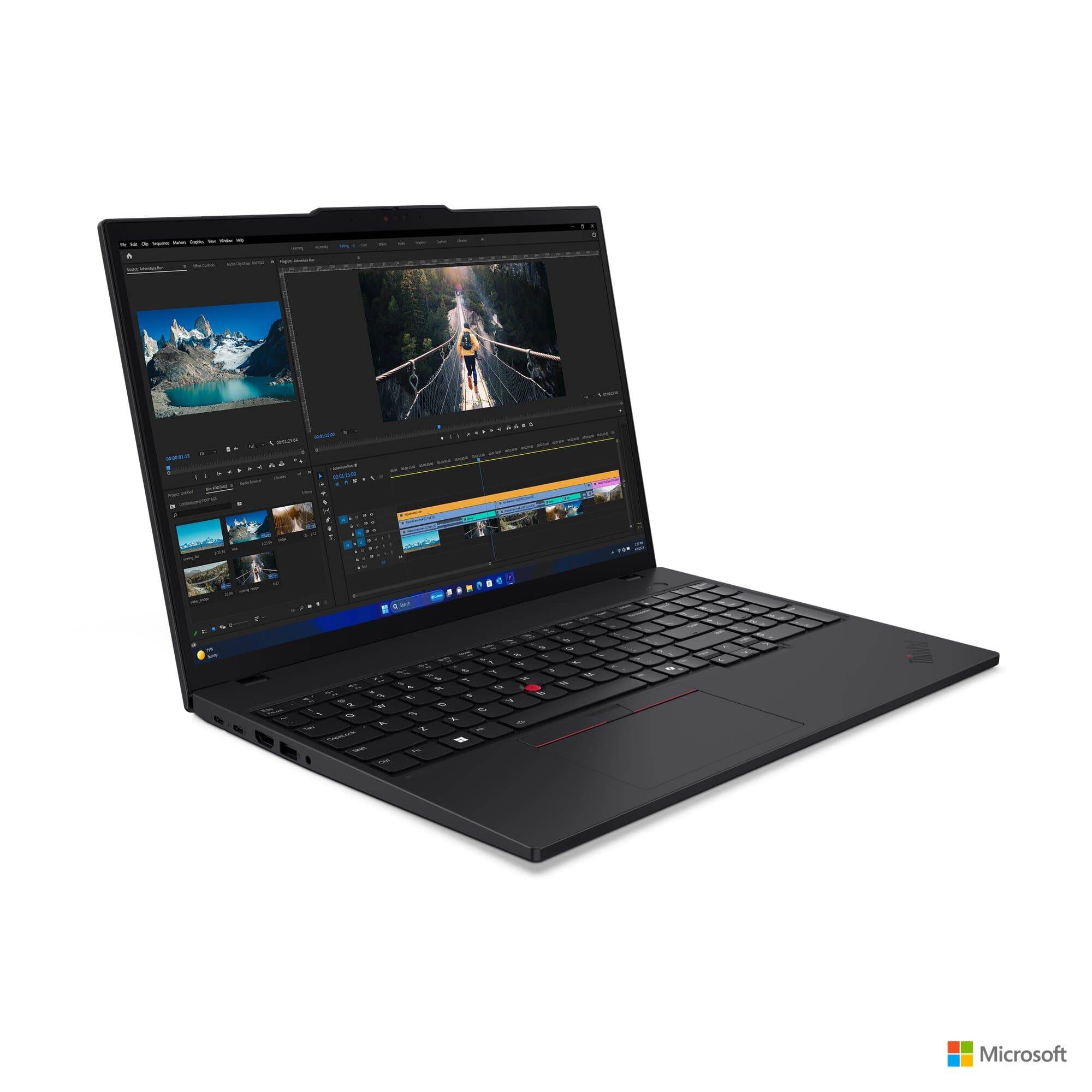 Laptops LENOVO ThinkPad T16 G3 - 16 pulgadas, Intel Core Ultra 7, 155U, 16 GB, Windows 11 Pro, 512 GB