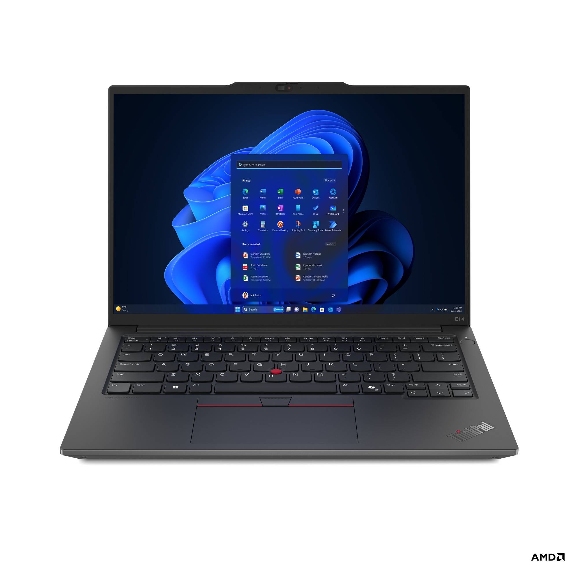 Laptop LENOVO ThinkPad E14 G6 - 14 Pulgadas, AMD Ryzen™ 5 7535U, 32 GB, Windows 11 Pro, 512 GB SSD