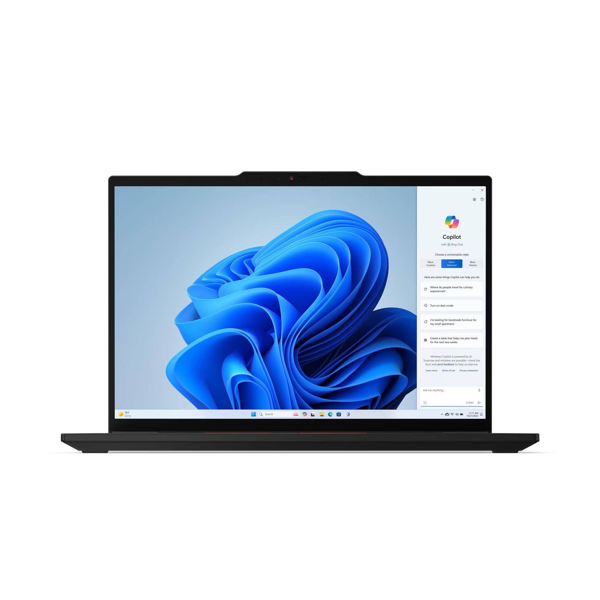Laptop LENOVO ThinkPad T14s Gen 5 - 14 Pulgadas, Intel Core Ultra 7 155U, 16 GB, Windows 11 Pro, 512 GB SSD