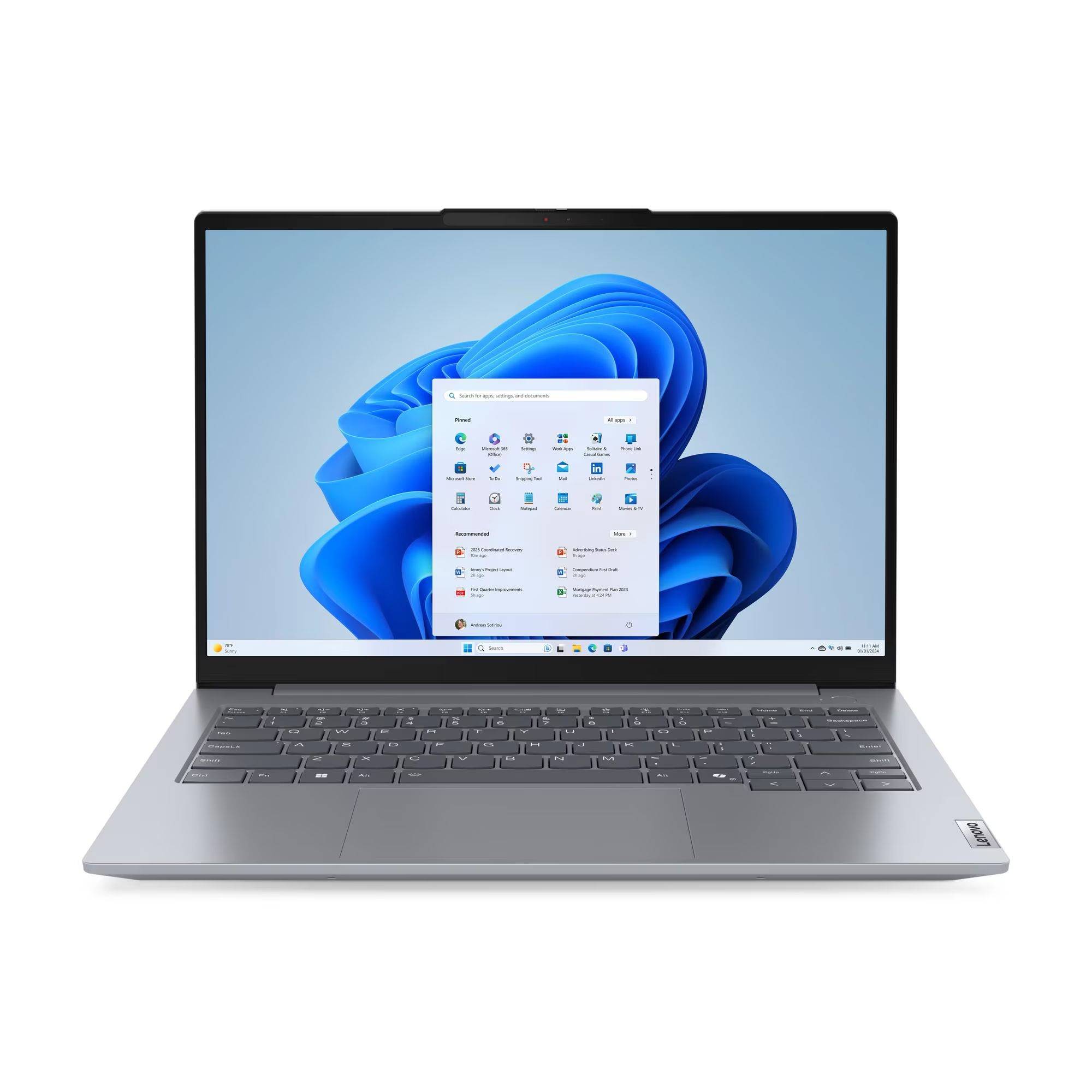 Laptop LENOVO ThinkBook 14 G7 IML - 14 Pulgadas, Intel Core Ultra 7 155H, 16 GB, Windows 11 Pro, 512 GB SSD