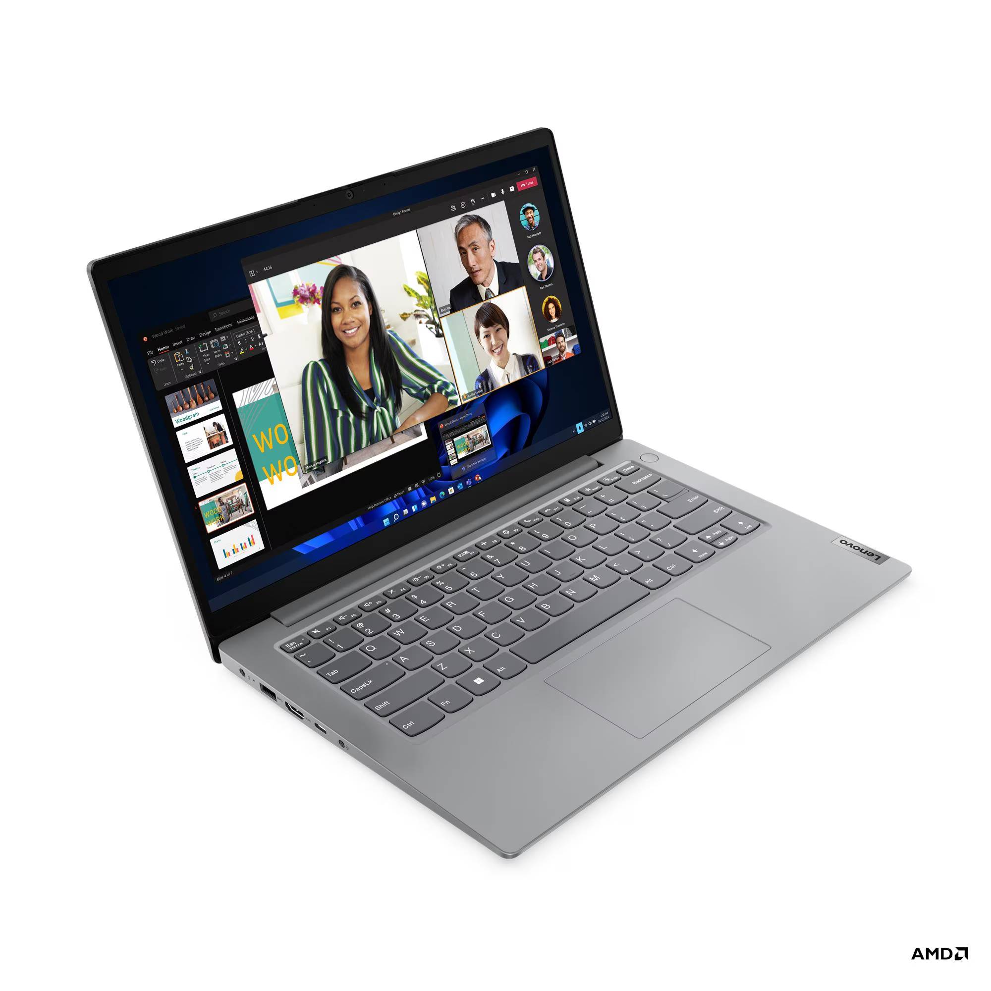 Laptop Lenovo V14 G3 IAP - Pantalla 14 Pulgadas, AMD Ryzen 5 7520U, 16 GB, 512 GB, Windows 11 Pro, 1 año de garantía