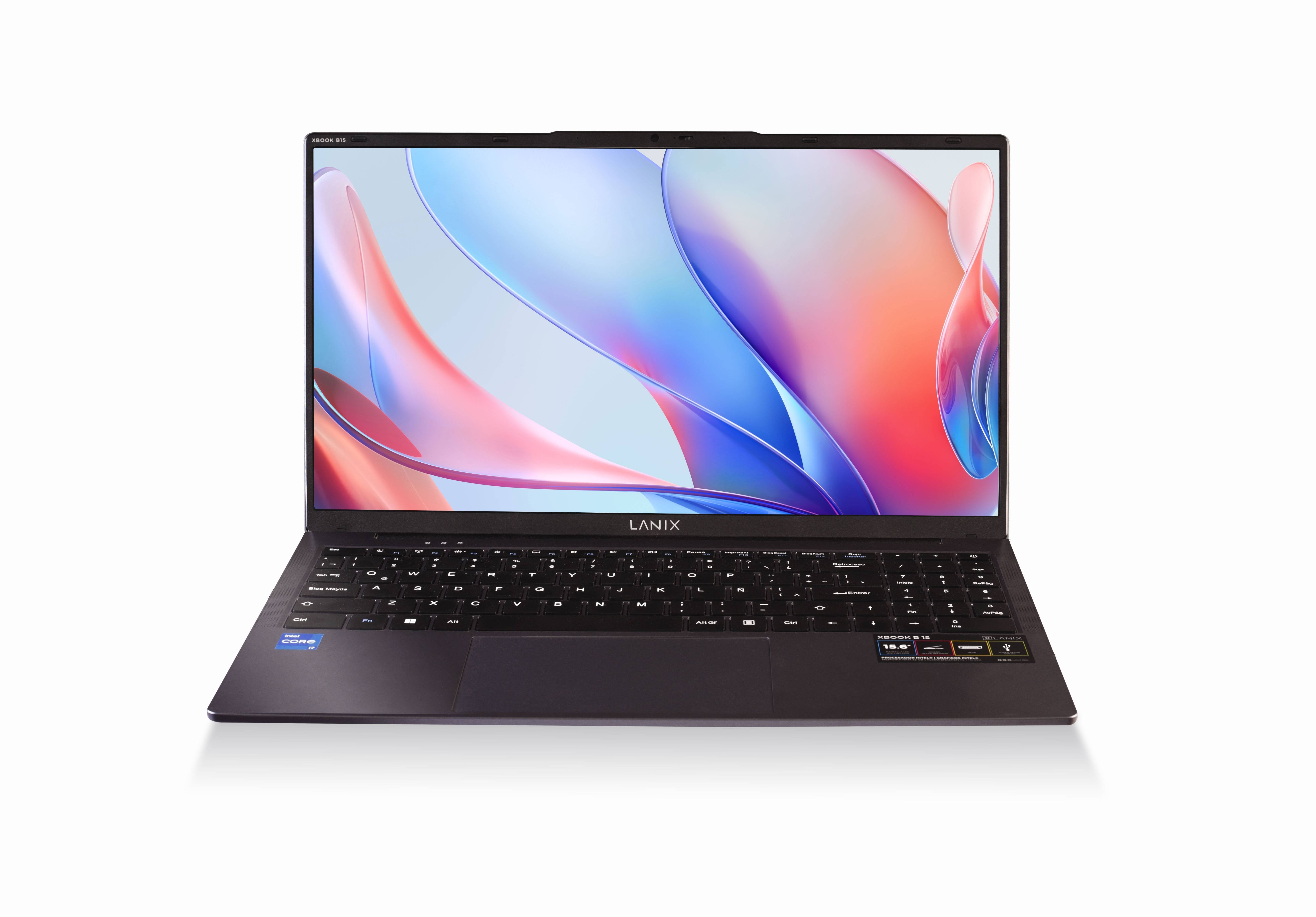 Laptops LANIX XBOOK - 15.6 pulgadas, Intel Core i7, i7-1255U, 32 GB, Windows 11 Pro