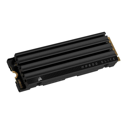 UNIDAD DE ESTADO SOLIDO INTERNO CORSAIR MP600 ELITE 1TB  M.2 2280  NVME PCIE GEN 4X4  LECTURA 7000MB/S ESCRIT 6200MB/S  DISIPADOR  (CSSD-F1000GBMP600EHS)
