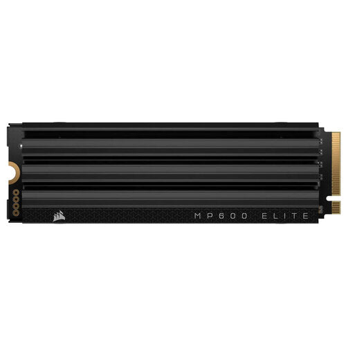 UNIDAD DE ESTADO SOLIDO INTERNO CORSAIR MP600 ELITE 1TB  M.2 2280  NVME PCIE GEN 4X4  LECTURA 7000MB/S ESCRIT 6200MB/S  DISIPADOR  (CSSD-F1000GBMP600EHS)